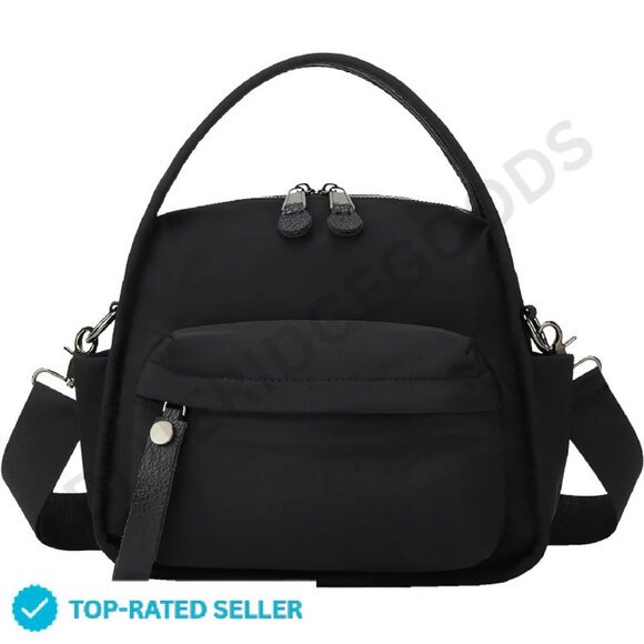 Nylon Crossbody Bag Top Handle Satchel Shoulder Hobo Purse Small Tote Commute